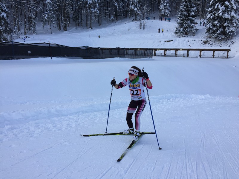 Irati Cuadrado y Lander Martin en el Tour de Ski de Premanon